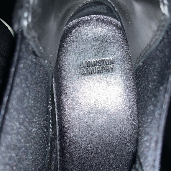 Johnston & Murphy black leather shoes 7.5 M - Picture 8 of 10